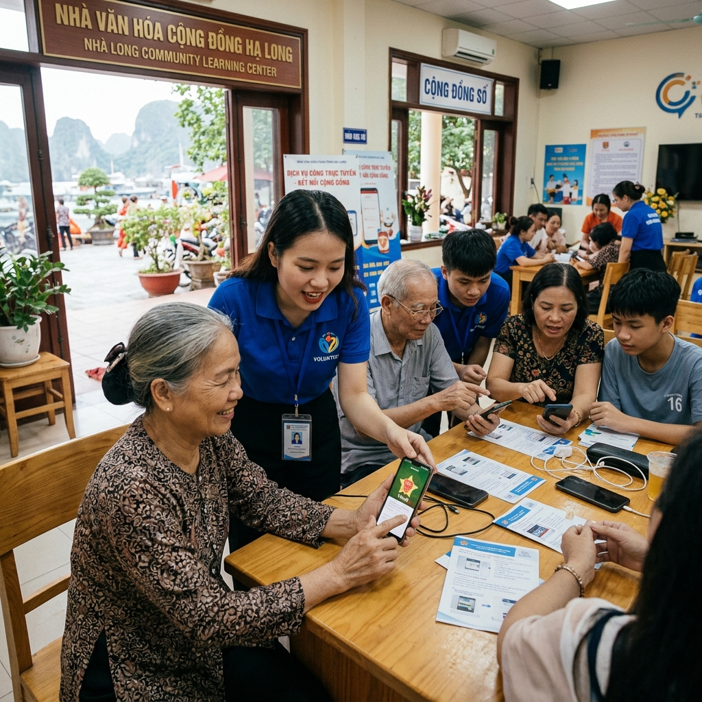 Hạ Long đẩy mạnh Bình dân học vụ số